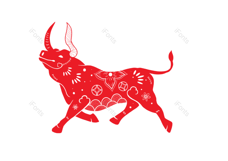 中国风图片,剪纸元素,过年PNG,红色免抠素材